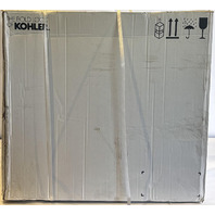 KOHLER 1381-HC-0 VEIL 1-PC SKIRTED DUAL FLUSH TOILET WHITE FOR BIDET SEAT