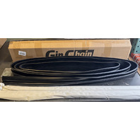 GINCHAIN HEAVY DUTY GARAGE DOOR SEAL BOTTOM RUBBER W/ALUM U+O CKMT-0017-T2-006