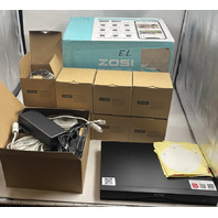 ZOSITECH 168B4-2258W8-US-V1 8 SECURTY CAMERAS 16 CHANNELS