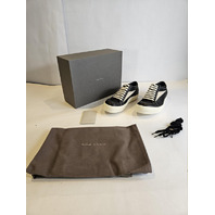 RICK OWENS RU02D6897 LCOLVS 911 PORTERVILLE VINTAGE SNEAKERS BLACK MILK 11 44