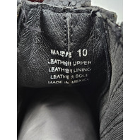 FREEBIRD MAEVE WOMEN'S BLACK SNAKE BOOTIES BOOTS US 10 UK 8 LEATHER