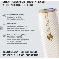 HALIO INTENSE PULSE LIGHT IPL SYSTEM BODY HAIR REMOVAL COLOR BEIGE