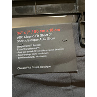 LULULEMON MEN'S ABC CLASSIC-FIT SHORT 34 X 7" WARPSTREME LM7BMHS OBSI SOLAR GRAY