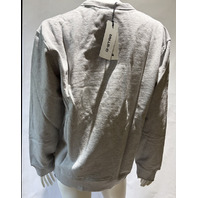 G-STAR LOGO R SW RAW MEDIUM GRAY LOGO CREWNECK SWEATER SIZE LARGE L