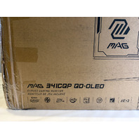 MSI MAG 341CQP QD-OLED 3440X1440 UWQHD CURVED GAMING MONITOR 34"