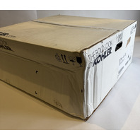 KOHLER 2714-4-0 BRYANT WHITE ROUND SELF RIMMING BATHROOM SINK 19"L X 19"W