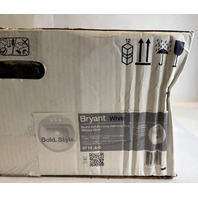 KOHLER 2714-4-0 BRYANT WHITE ROUND SELF RIMMING BATHROOM SINK 19"L X 19"W