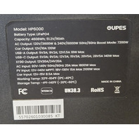 OUPES GUARDIAN 6000 PORTABLE BATTERY POWER STATION 4608WH SOLAR COMPATABLE