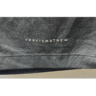 TRAVIS MATHEW WOMEN SKYLINE JERSEY TANK A41290 HEATHER BLACK SIZE MEDIUM M