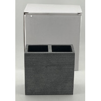 KASSATEX NEW YORK SLATE ASE-TBH-G GREY RESIN TOOTHBRUSH HOLDER