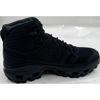 ON CLOUD CLOUDROCK MID WP 3WF10131043 BLACK/BLACK WOMENS SZ 8.5 EU40 HIKING BOOT