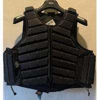 RACESAFE MOTION3 ADULT XL TALL/SHORT BLACK BODY PROTECTION VEST M3AXLTSHORTBLACK