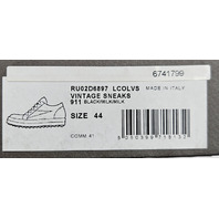 RICK OWENS RU02D6897 LCOLVS 911 PORTERVILLE VINTAGE SNEAKERS BLACK MILK 11 44