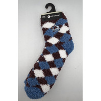 LOT OF 6 FORBAREFEET APPAREL 109 DIAMOND COLORADO AVALANCE FUZZY SOCKS OSFM