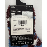 LOT OF 6 FORBAREFEET APPAREL 109 DIAMOND COLORADO AVALANCE FUZZY SOCKS OSFM