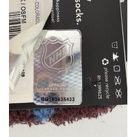 LOT OF 6 FORBAREFEET APPAREL 109 DIAMOND COLORADO AVALANCE FUZZY SOCKS OSFM