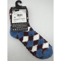 LOT OF 6 FORBAREFEET APPAREL 109 DIAMOND COLORADO AVALANCE FUZZY SOCKS OSFM