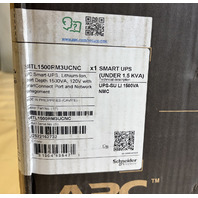 APC SMART UPS-SU LI 1500VA NMC SMTL1500RM3UCNC UNINTERRUPTIBLE POWER SUPPLY