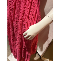 SUNDANCE SHORT SLEEVE EMBELLISHED DRESS IN HOT PINK 113119-PXXS-PUNC SZ PXXS