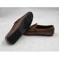 ALLEN EDMONDS MENS SUPER SPORT LEATHER PENNY LOAFERS SZ 10 D CHILI