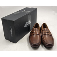 ALLEN EDMONDS MENS SUPER SPORT LEATHER PENNY LOAFERS SZ 10 D CHILI
