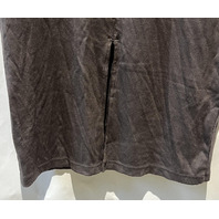 TRAVIS MATHEW WOMEN CLOUD RIB MOCK NECK DRESS A41261 COFFEE GROUNDS SZ XS MIDI