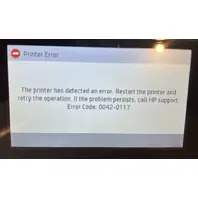 HP DESIGNJET T830 F9A28D 24" MULTIFUNCTION PLOTTER INKJET PRINTER W/ERROR CODE