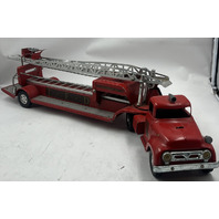 VINTAGE 1959 TONKA NO 5 TFD HYDRAULIC EXTENSION LADDER FIRE TRUCK RED