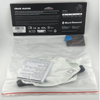 BLACK DIAMOND BD8018691006XS_1 CRACK GLOVES WHITE UNISEX ROCK CLIMBING GLOVES XS