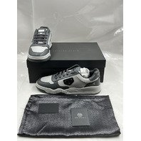 PHILIPP PLEIN USC0977 PLE005N LO-TOP STREET KING SNEAKERS IN GREY/DARK GREY S 44