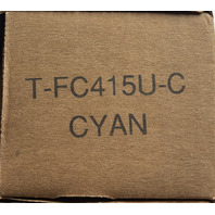 TOSHIBA GENUINE T-FC415U-C ORIGINAL CYAN TONER CARTRIDGE