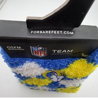LOT OF 2 FORBAREFEET APPAREL 109 DIAMOND LOS ANGELES RAMS FUZZY SOCKS OSFM