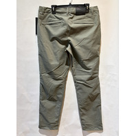LULULEMON MEN'S ABC CLASSIC-FIT TROUSER SMOOTH TWILL 35 X 34L" LM5B11S SAGE GREEN