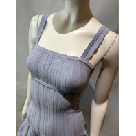 LOVE SHACK FANCY TABATHA POINTELLE MINI DRESS IN MOONWASH K2151-3143 SZ XXS