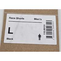 ON RUNNING MENS RACE SHORTS BLACK SIZE L LARGE MENS RUNNING ACTIVEWEAR 115.00131