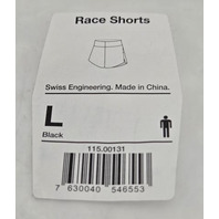 ON RUNNING MENS RACE SHORTS BLACK SIZE L LARGE MENS RUNNING ACTIVEWEAR 115.00131