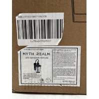 MYTH REALM SIGURD MEDIEVAL 03 OUTDOOR LED WALL LIGHT MRLOT00319AP15N30B 19" BL