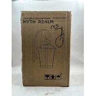 MYTH REALM SIGURD MEDIEVAL 03 OUTDOOR LED WALL LIGHT MRLOT00319AP15N30B 19" BL