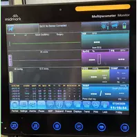 MIDMARK 8019-002 MULTIPARAMETER TOUCH MONITOR 12" WITH ACCESSORIES