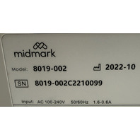 MIDMARK 8019-002 MULTIPARAMETER TOUCH MONITOR 12" WITH ACCESSORIES