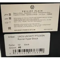 PHILIPP PLEIN ACTIVE RUNNER HYPER $HOCK UACS USC0077 PTE003N 02 BLACK S 46 SHOES