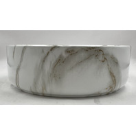 P15-WHSW-15_A MARBLE ROUNDED VESSEL SINK 18.9x18.9x9.84"