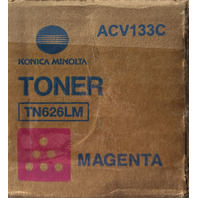 KONICA MINOLTA TN626LM ACV133C GENUINE MAGENTA TONER CARTRIDGE