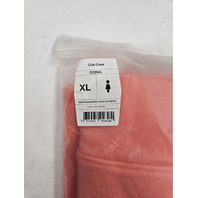 ON RUNNING 1WE10470244 CLUB CREW SWEATSHIRT PULLOVER CORAL XL EXTRA LARGE