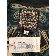 JOHNNY WAS WOMEN'S BIYA DRAPED SWEATER WELDA BLACK C54825 SIZE MEDIUM M
