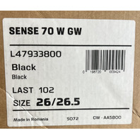 SALOMON SENSE 70 W GW WOMENS SKI BOOT L47933800 BLACK SIZE 26/26.5 US 10.5