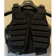 RACESAFE MOTION3 YOUNG RIDER LARGE/SHORT BLACK BODY PROTECTION VEST