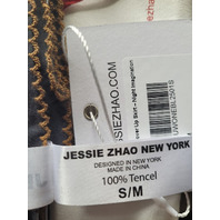 JESSIE ZHAO DOUBLE SIDED NIGHT IMAGINATON SWIM COVER UP SKIRT SIZE S/M
