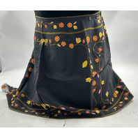 JESSIE ZHAO DOUBLE SIDED NIGHT IMAGINATON SWIM COVER UP SKIRT SIZE S/M