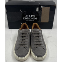 ALLEN EDMONDS OLIVER 1 GREY SUEDE 6916 MENS SIZE 9 D